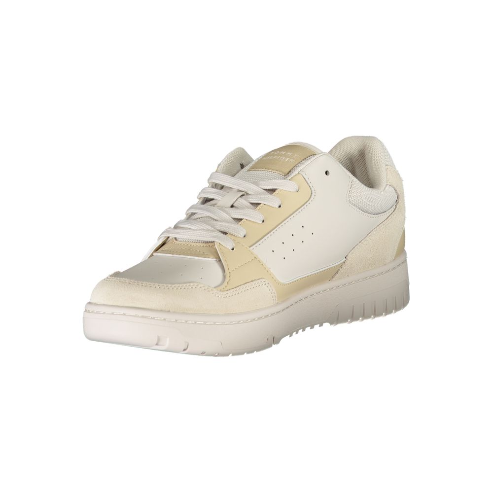 Tommy Hilfiger Beige Polyethylene Men's Sneakers