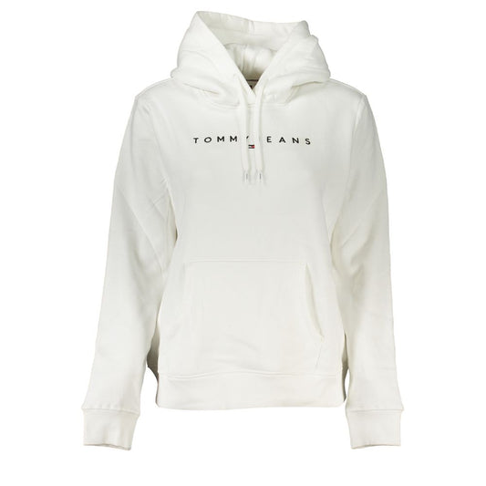 Tommy Hilfiger Weißes Baumwoll-Sweatshirt für Frauen