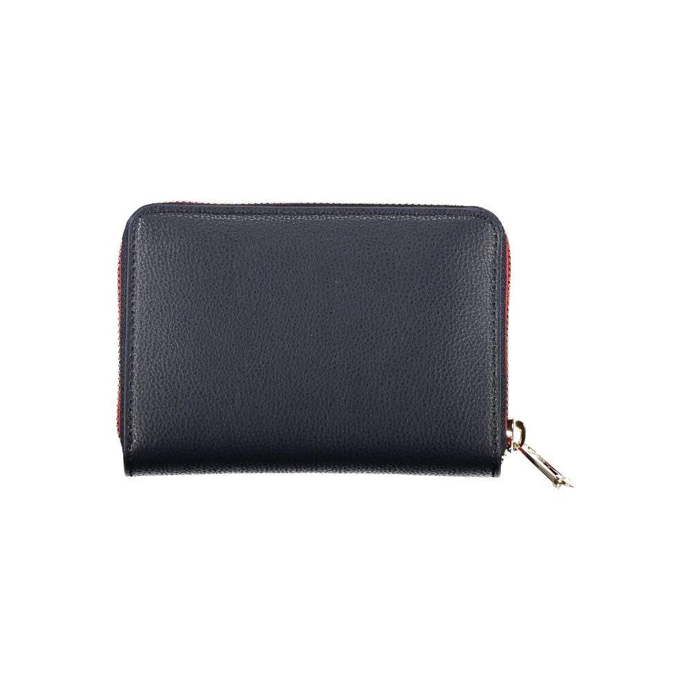 Tommy Hilfiger Elegant Blue Multipurpose Zip Wallet