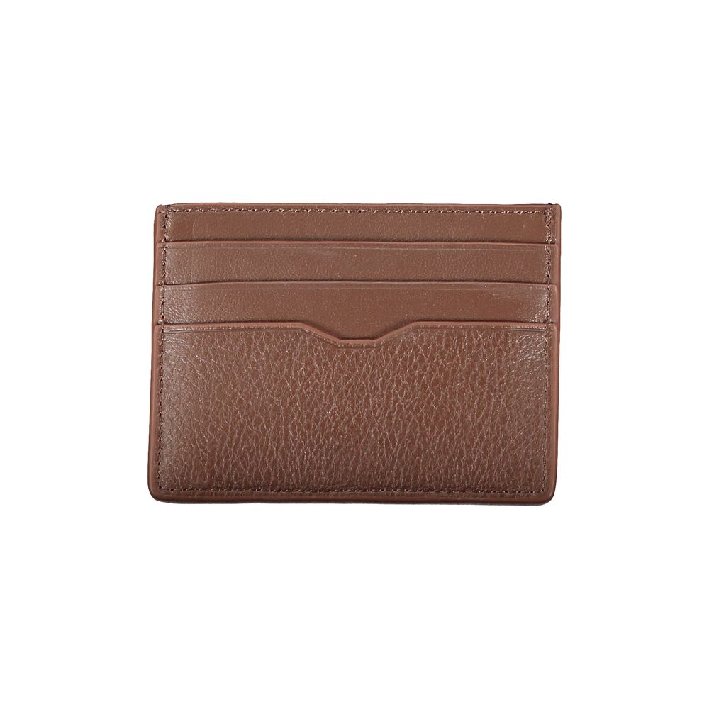 Tommy Hilfiger Elegant leather card holder with contrasting details