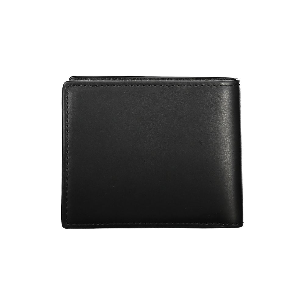 Tommy Hilfiger Elegant Black Leather Wallet for Men