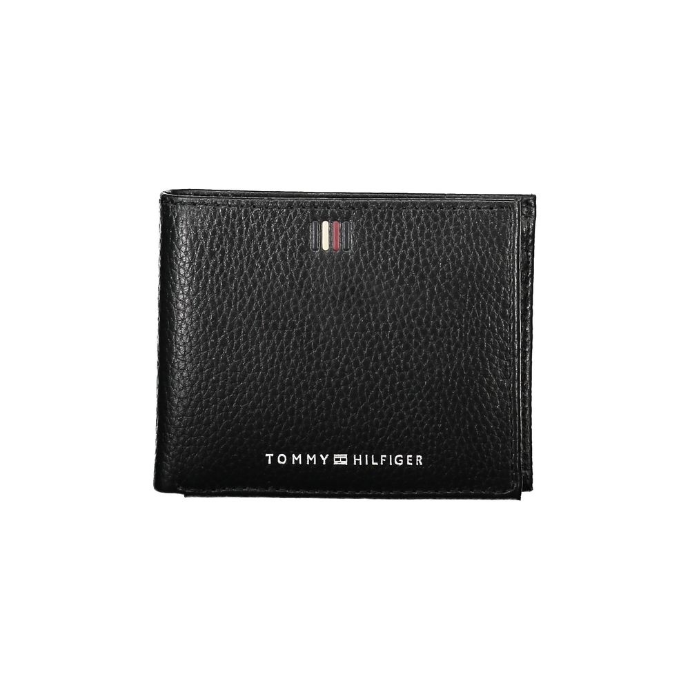 Tommy Hilfiger Elegant Leather Wallet with Two Cards