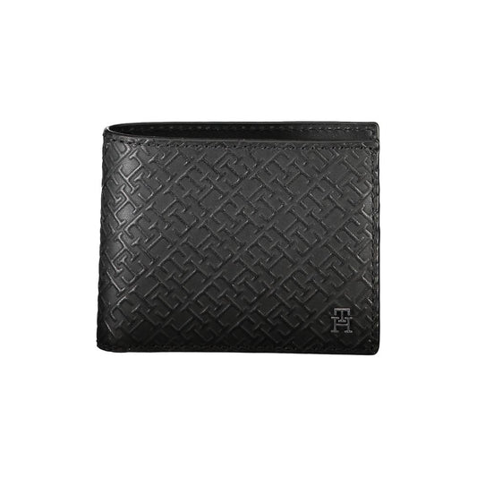 Tommy Hilfiger Elegant leather double card holder with contrasting details