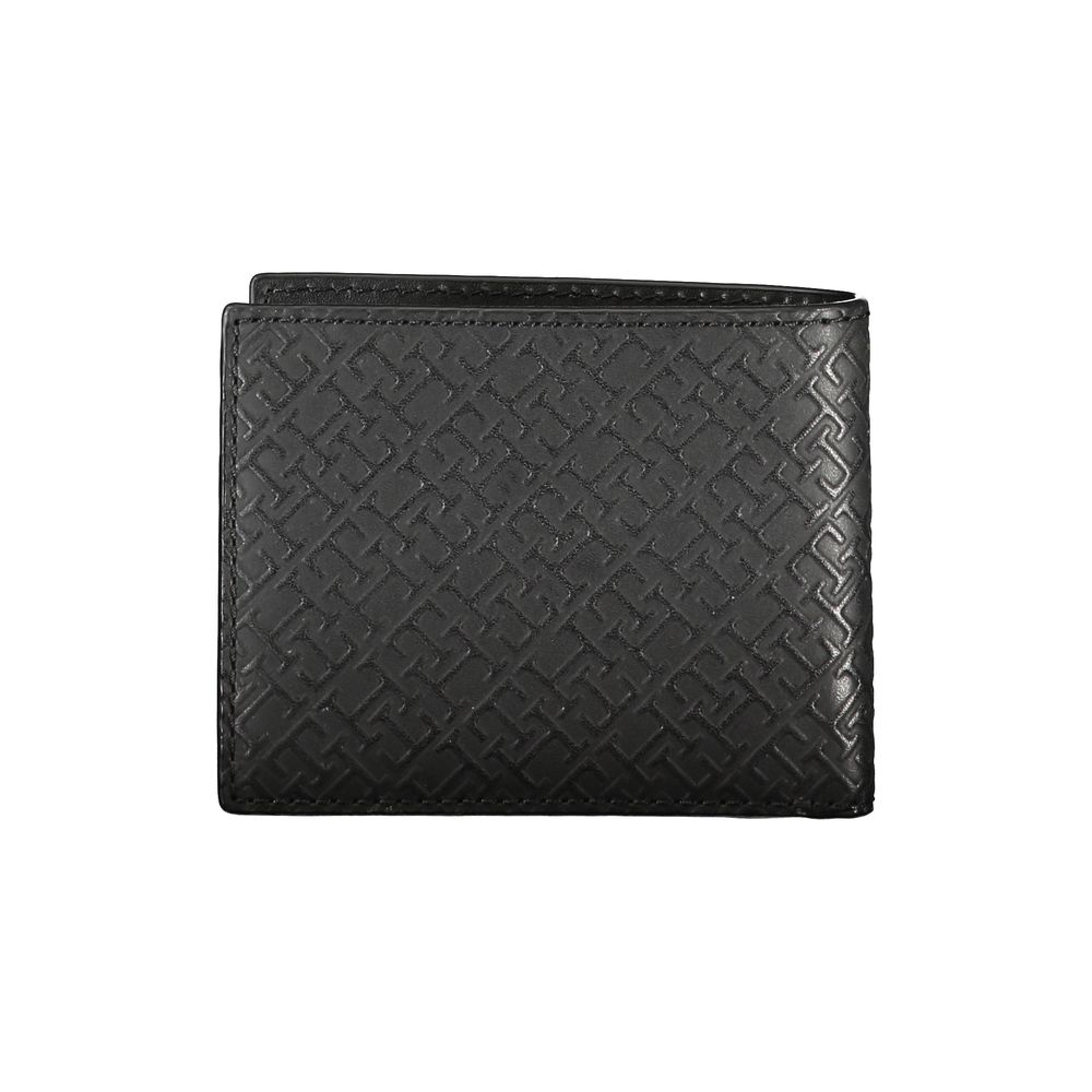 Tommy Hilfiger Elegant leather double card holder with contrasting details