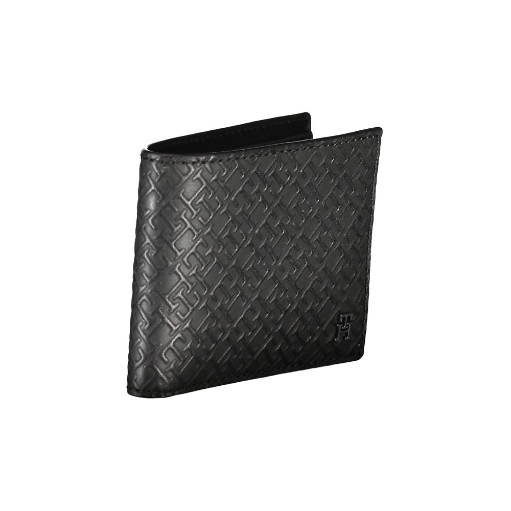 Tommy Hilfiger Elegant leather double card holder with contrasting details