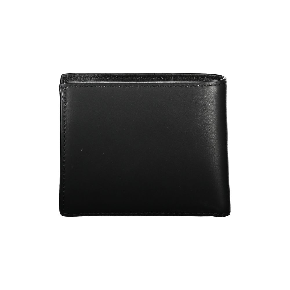 Tommy Hilfiger Elegant black leather wallet for the modern man