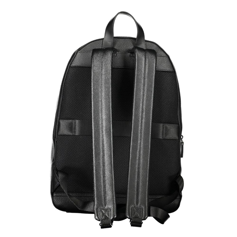 Tommy Hilfiger Elegant black Urban Backpack with contrasting details