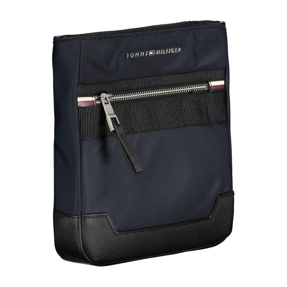 Tommy Hilfiger Simple blue shoulder bag with contrasting details