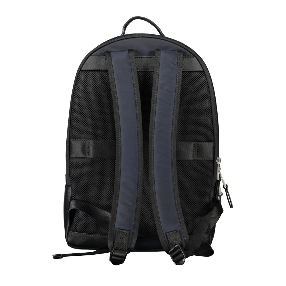 Tommy Hilfiger Elegant blue backpack with contrast details