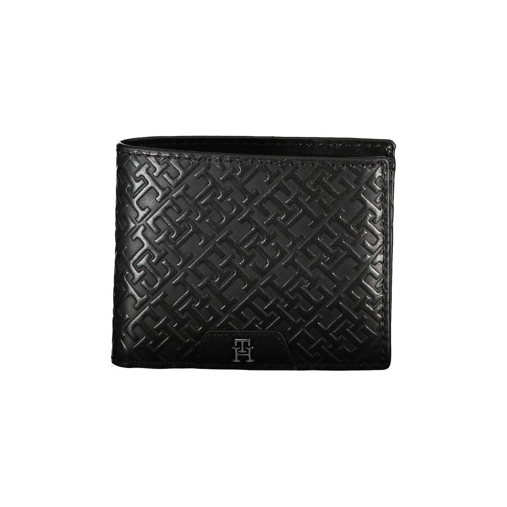 Tommy Hilfiger Elegant Leather Wallet with Two Cards