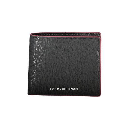 Tommy Hilfiger Elegant wallet made of black leather