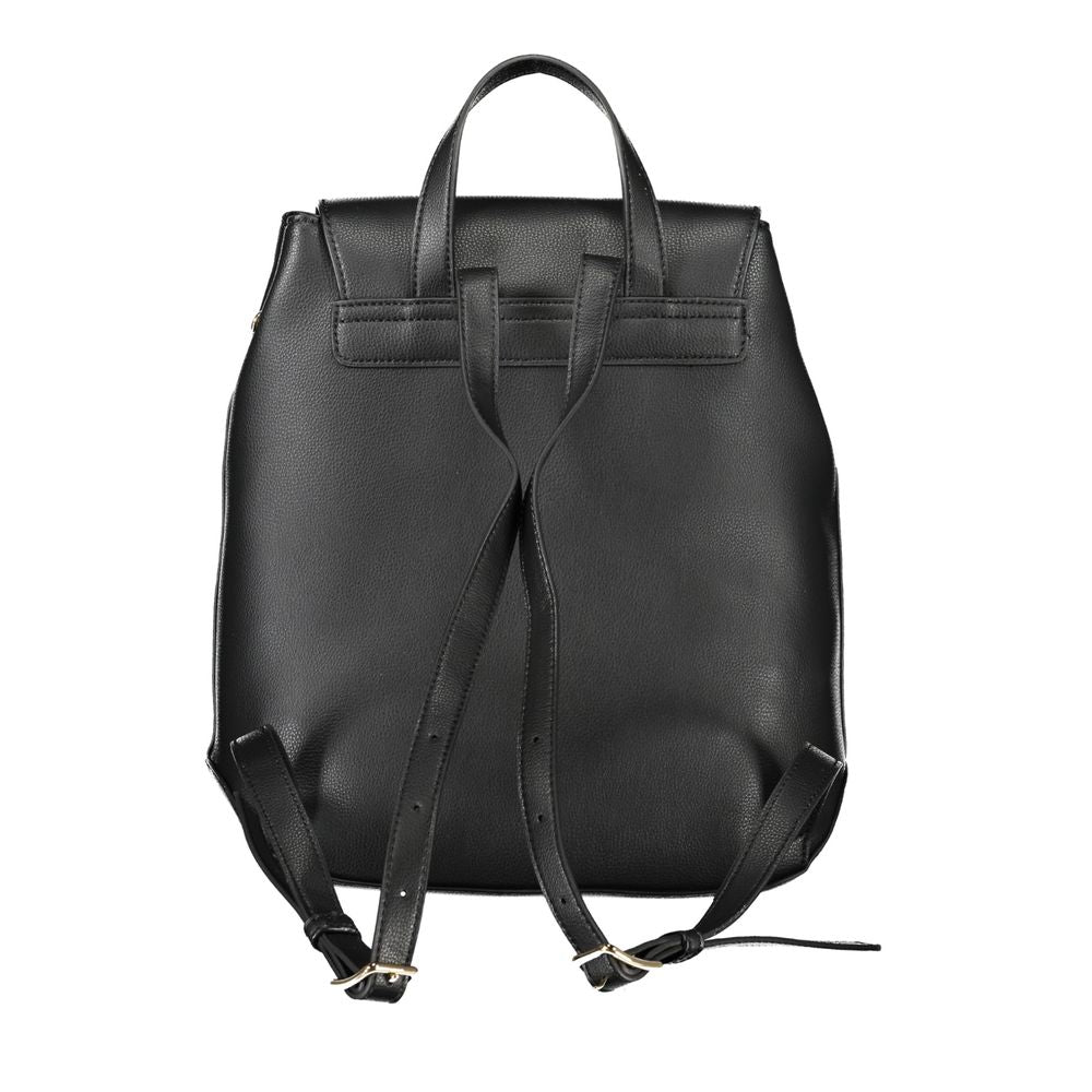 Tommy Hilfiger Elegant black backpack with adjustable straps