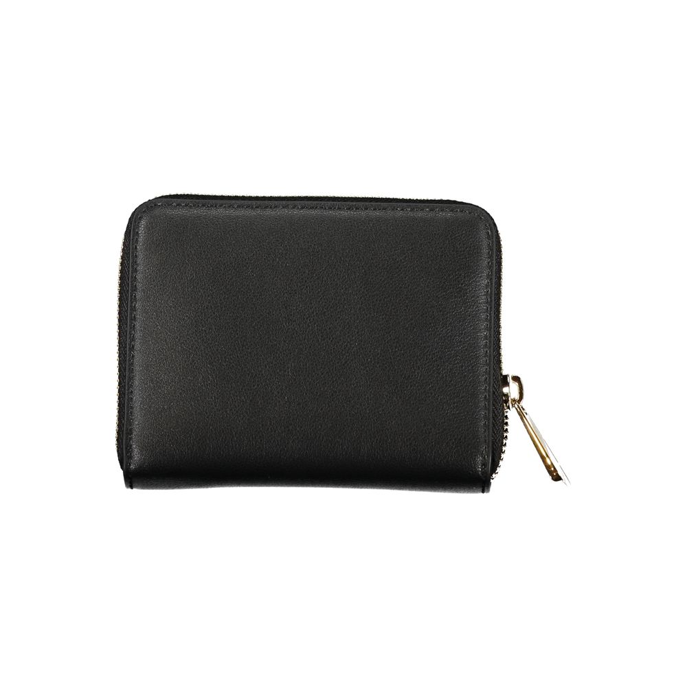 Tommy Hilfiger Elegant black wallet with multiple compartments