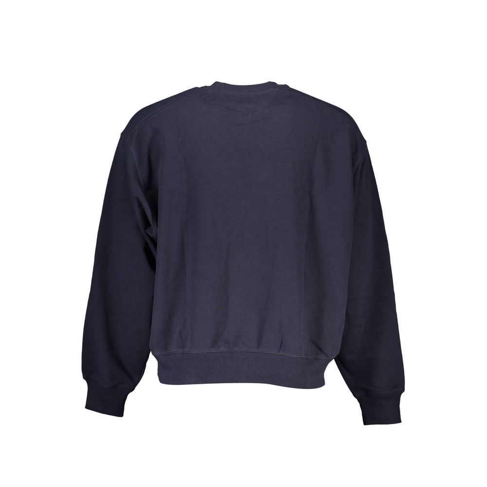 Tommy Hilfiger Chic blue sweater with round neck and logo detail