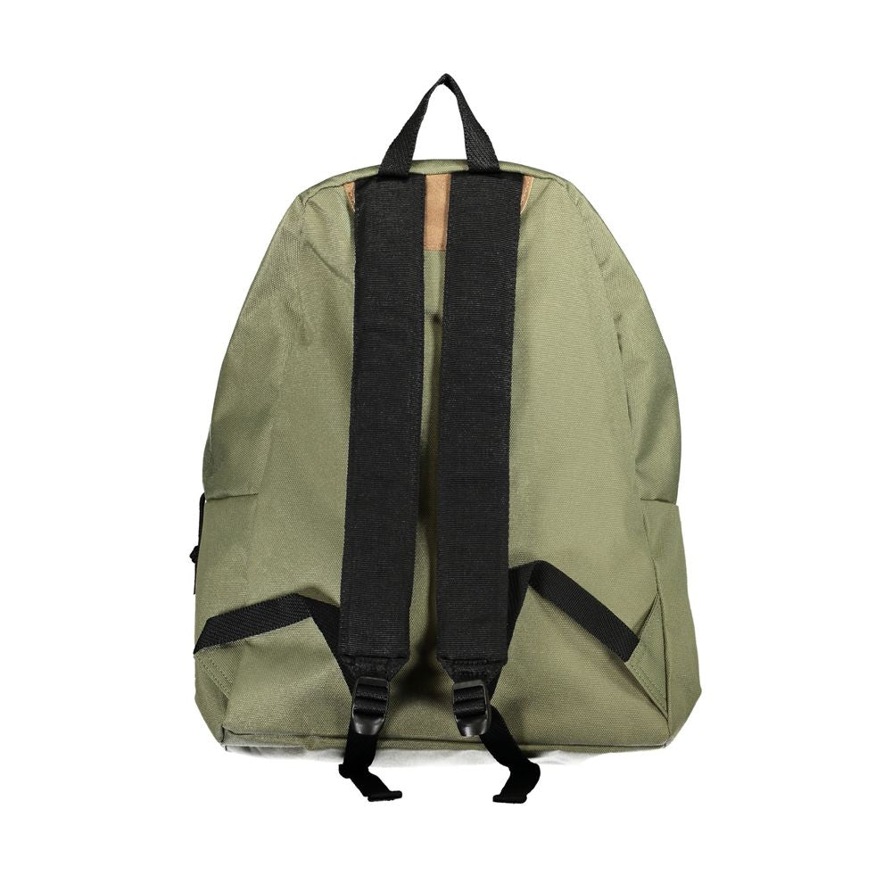 Napapijri Eco-conscious green backpack with slim design