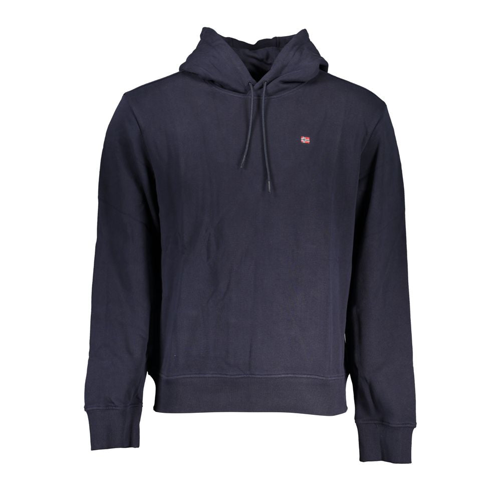 Napapijri Stylish Blue Cotton Hoodie for Men