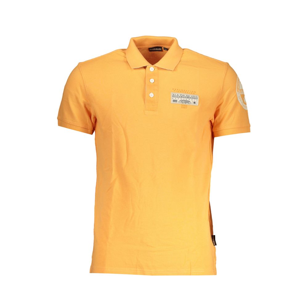 Napapijri Elegant orange polo with contrasting details