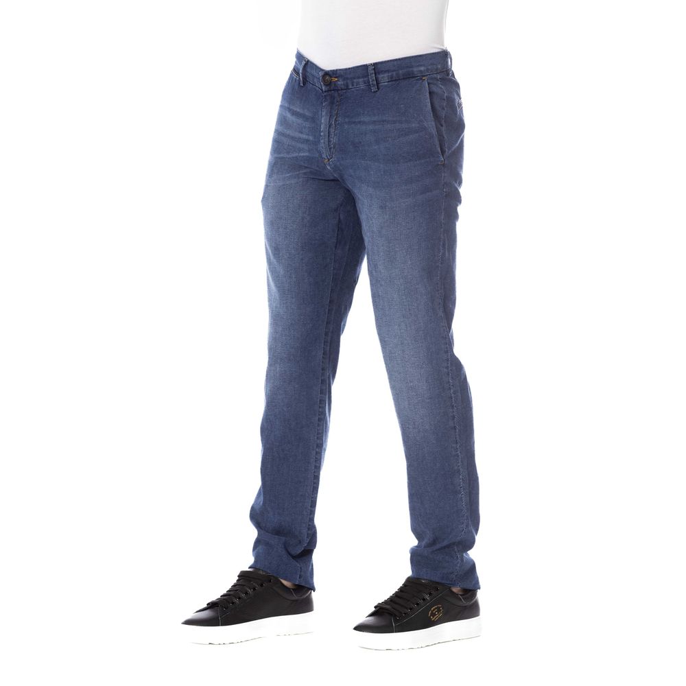 Trussardi Jeans Blaue Baumwolle Herrenjeans