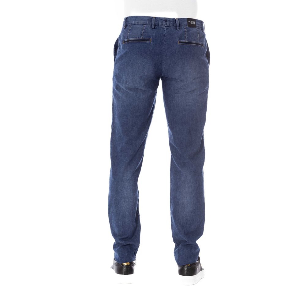 Trussardi Jeans Blaue Baumwolle Herrenjeans