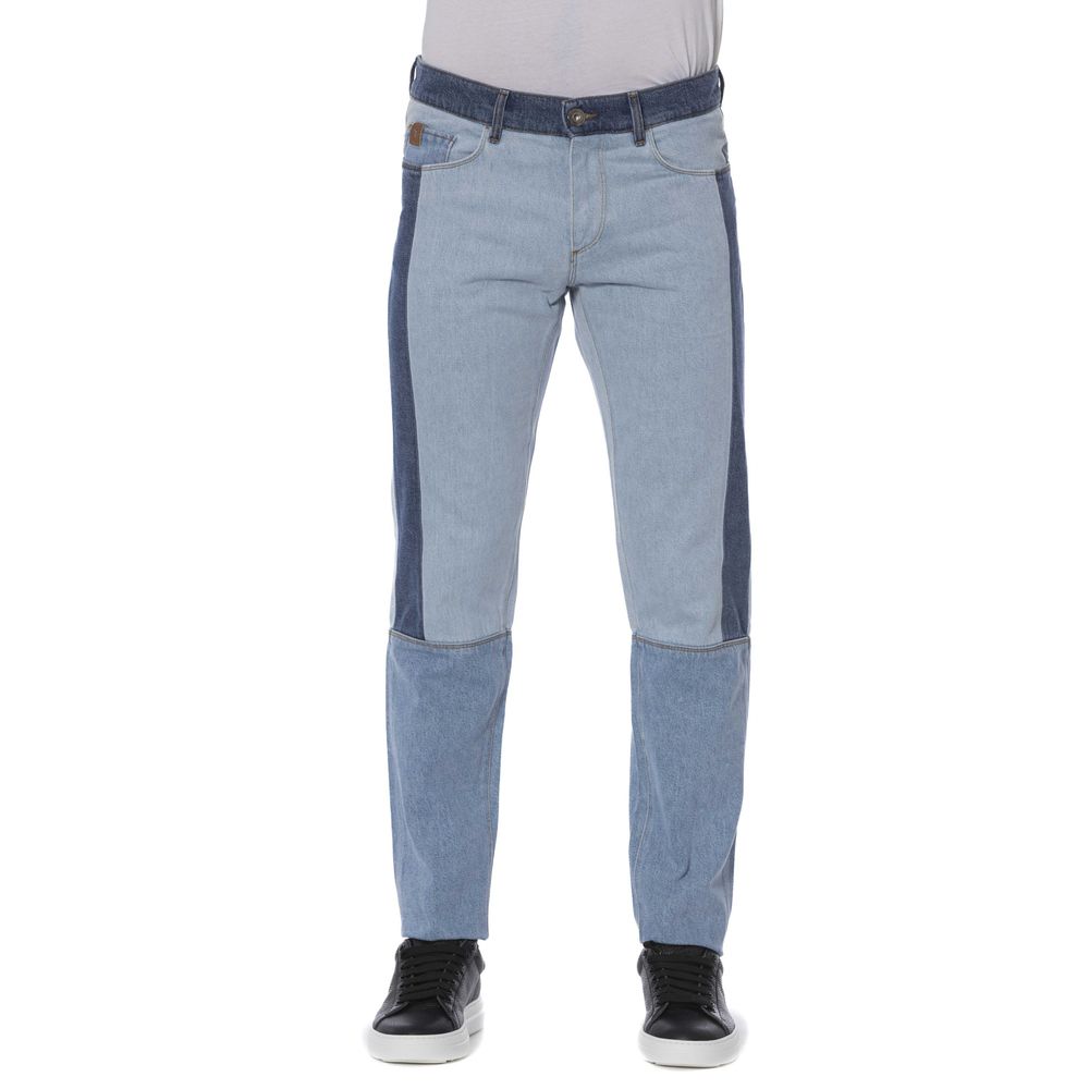 Trussardi Jeans Blaue Baumwolle Männer Jeans