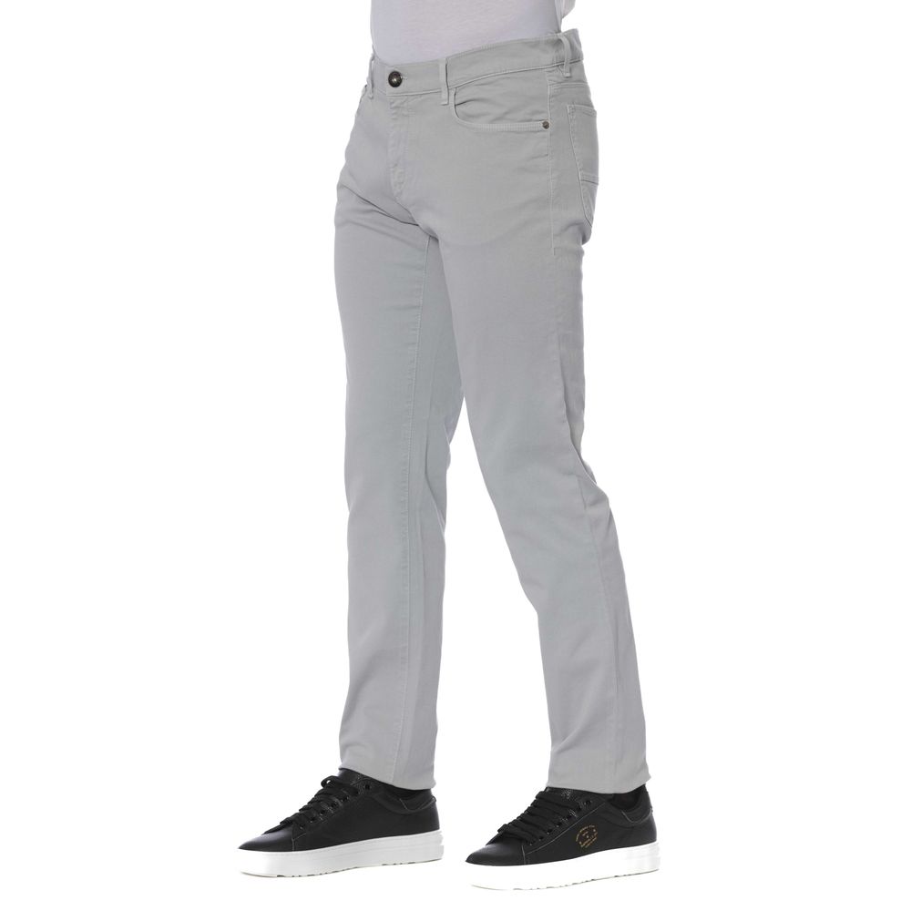 Trussardi Jeans Graue Baumwolle Männer Jeans