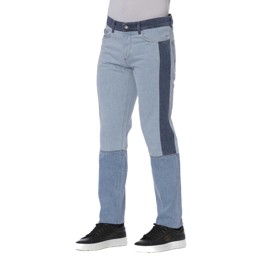 Trussardi Jeans Blaue Baumwolle Männer Jeans