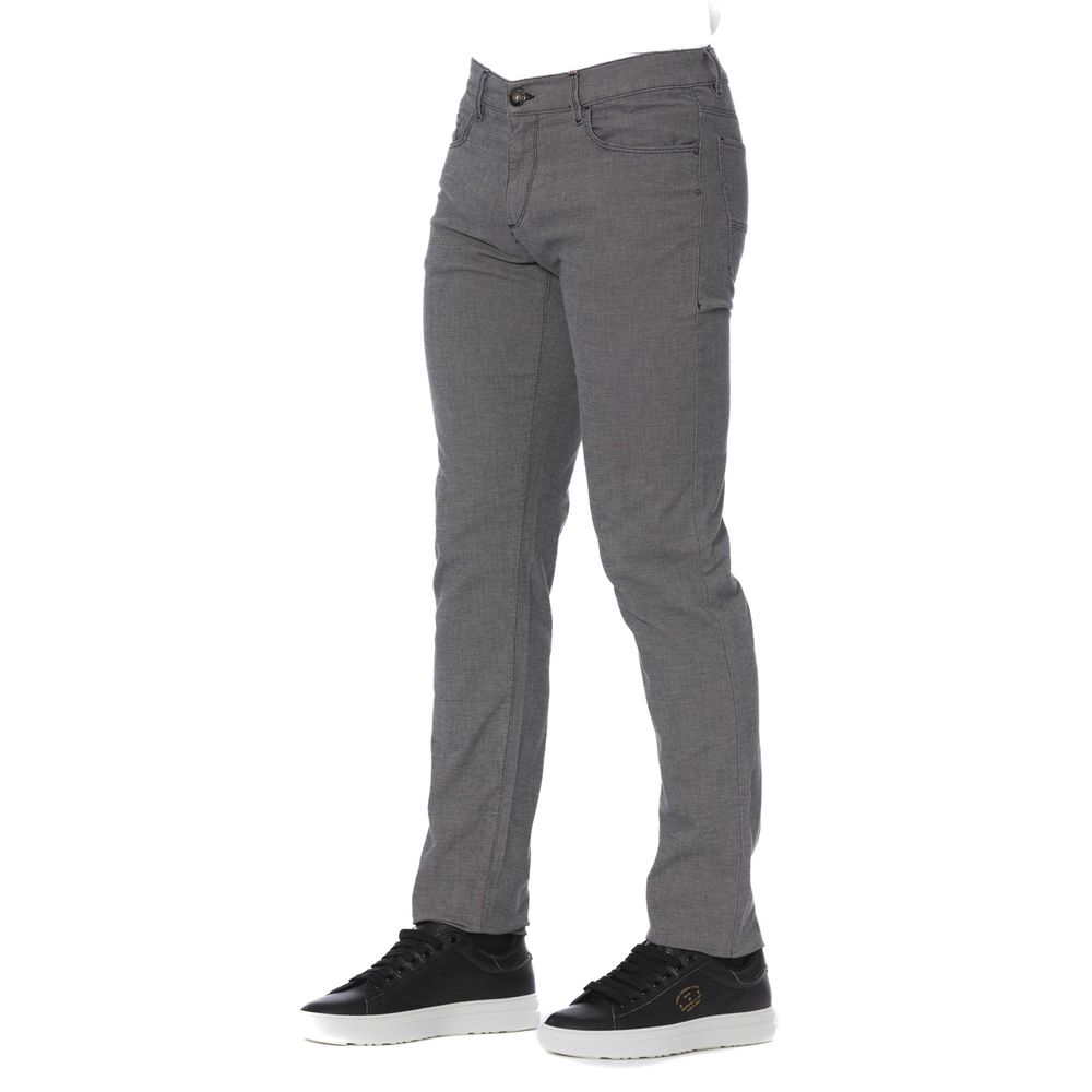 Trussardi Jeans Graue Baumwolle Männer Hosen