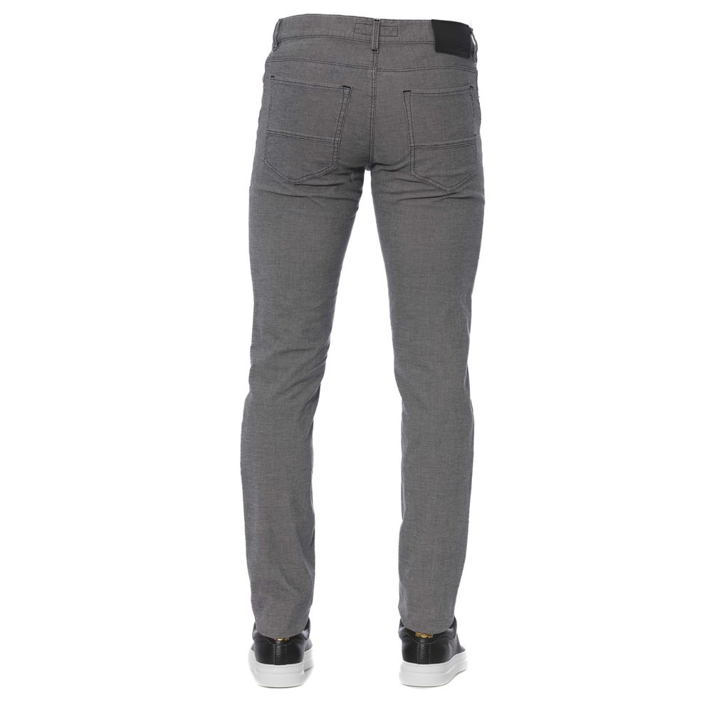 Trussardi Jeans Graue Baumwolle Männer Hosen