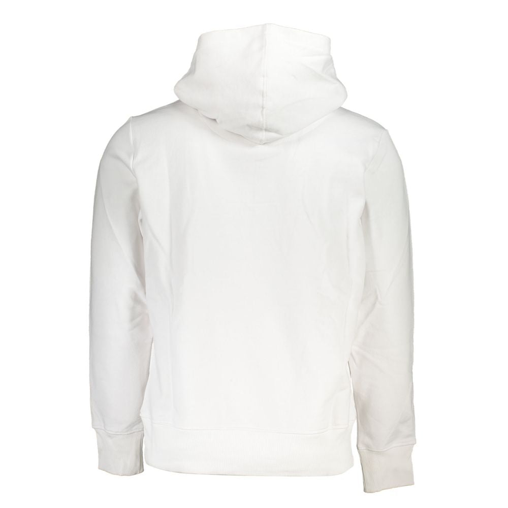 Calvin Klein Elevated Fleece Hooded Sweatshirt in White