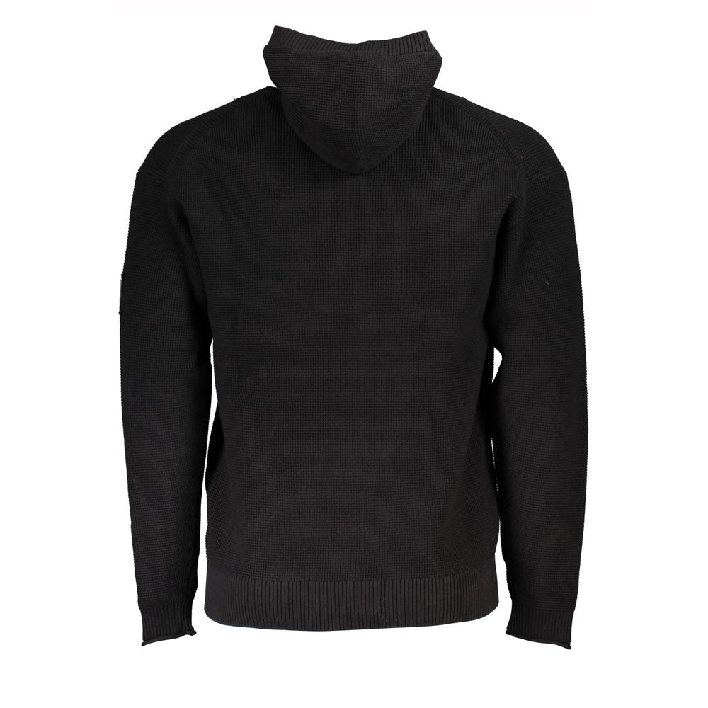 Calvin Klein Plain Cotton Hoodie with Logo Detail