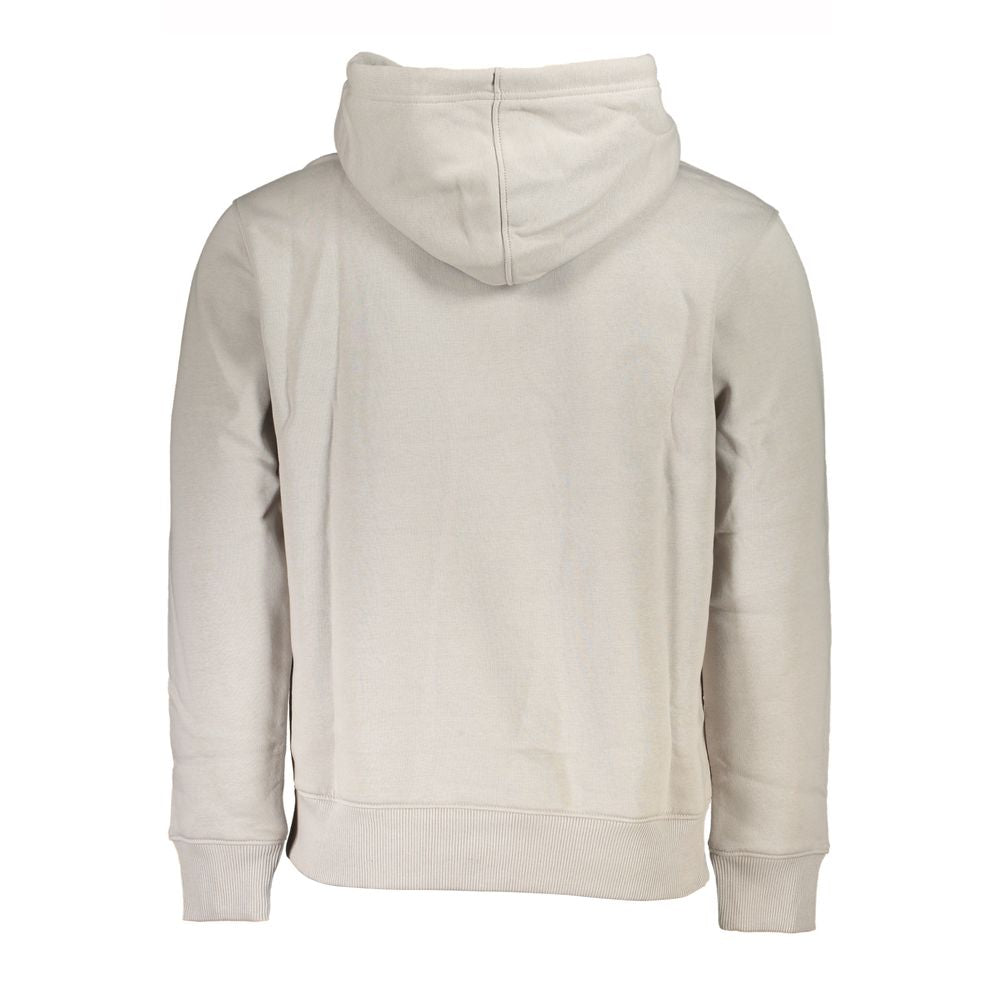 Calvin Klein Chic Grey Fleece Hooded Sweatshirt