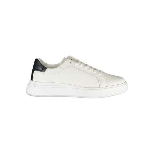 Calvin Klein Simple white sneakers with contrasting accents