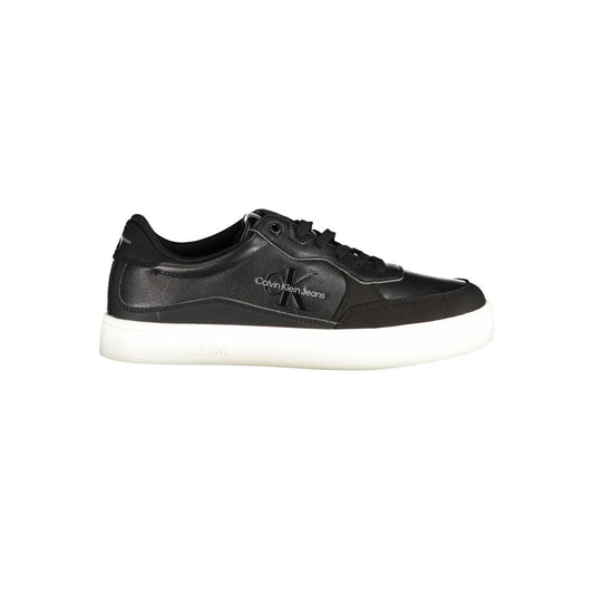 Calvin Klein Simple black trainers with contrasting details