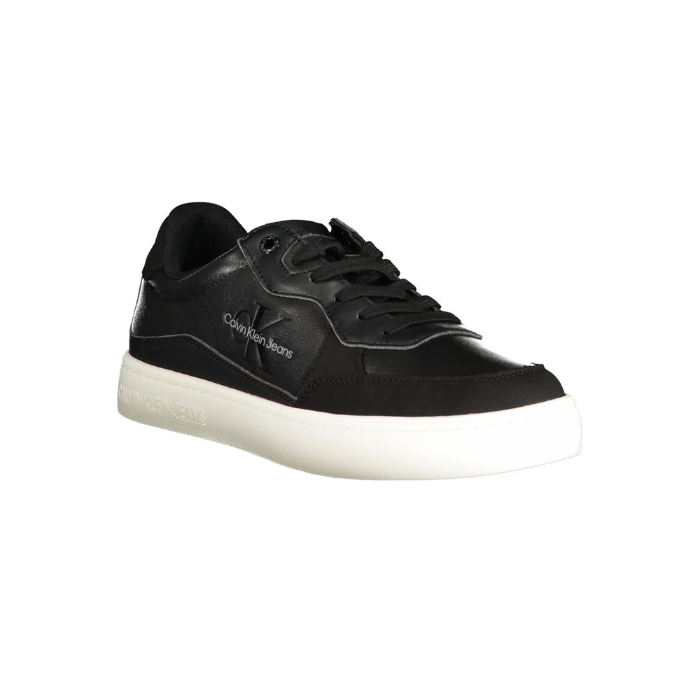 Calvin Klein Simple black trainers with contrasting details