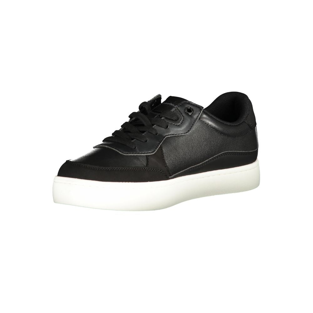 Calvin Klein Simple black trainers with contrasting details