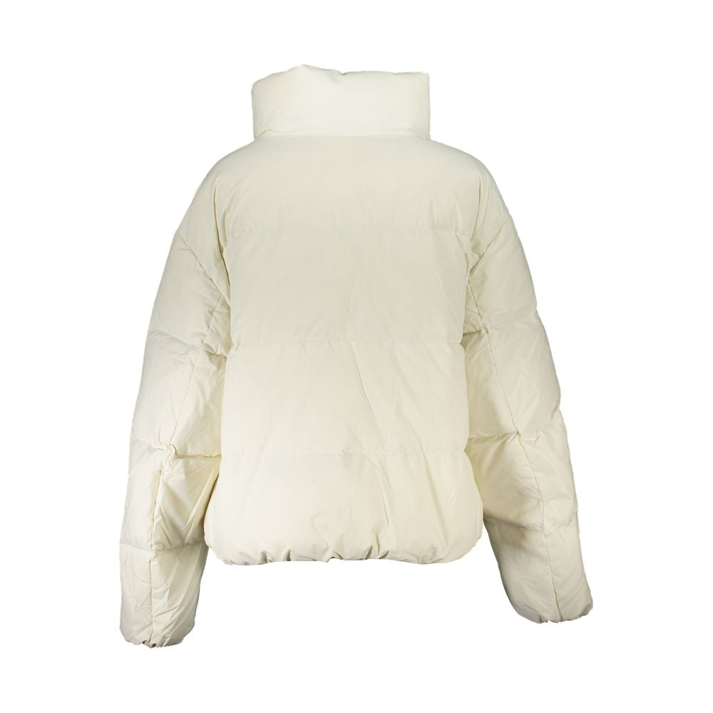 Calvin Klein Chic white jacket with long sleeves made from recycled material