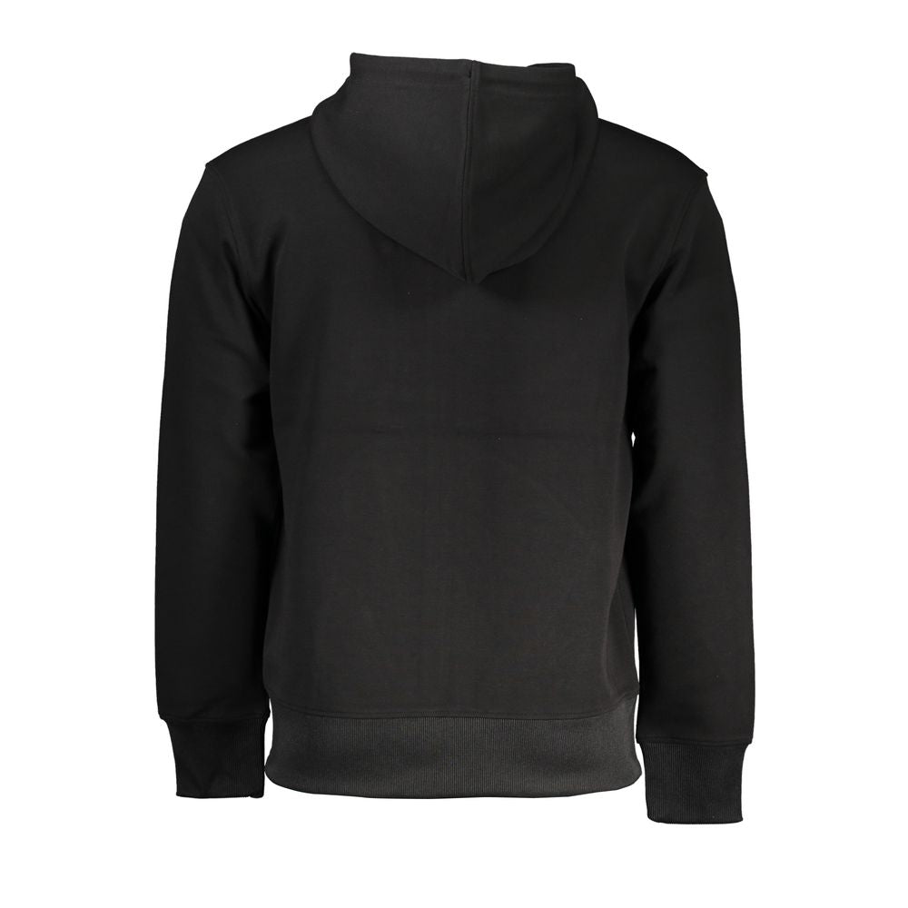 Calvin Klein Plain Hooded Zip Up Sweatshirt with Contrasting Details