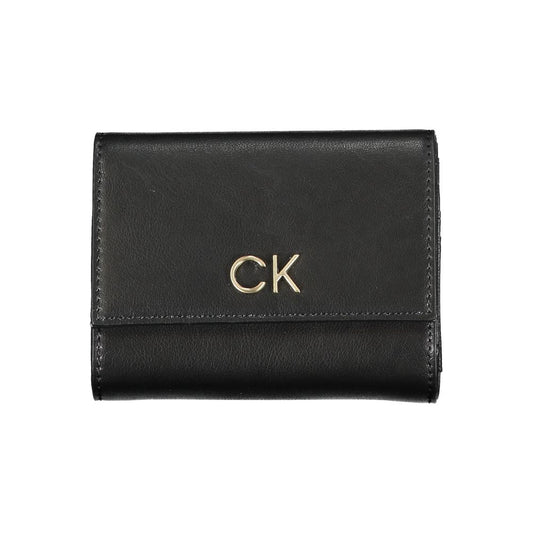 Calvin Klein Elegantes schwarzes RFID-sicheres Portemonnaie