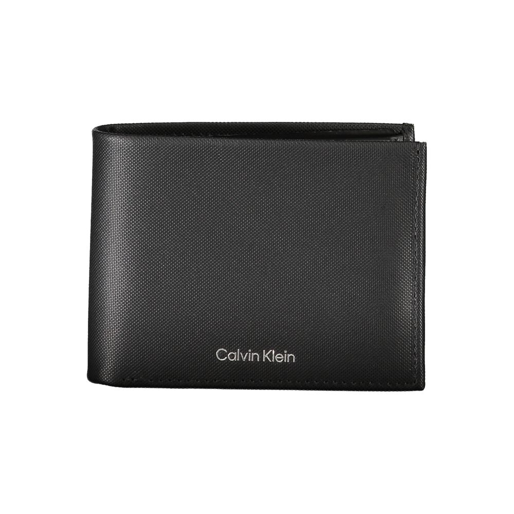 Calvin Klein Elegant wallet in black leather with RFID blocking