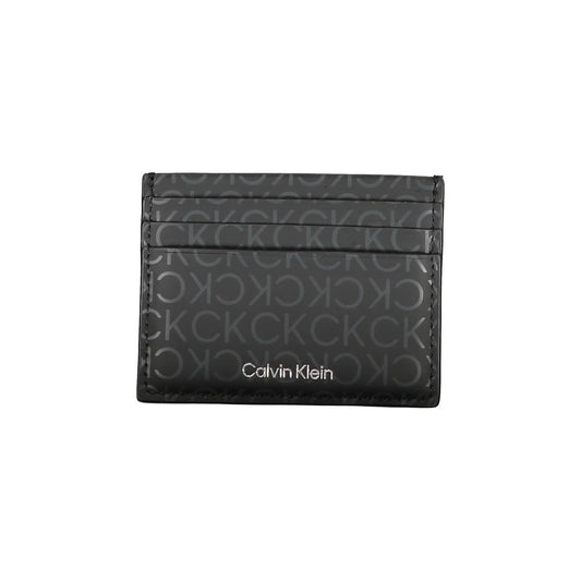 Calvin Klein Elegant black card holder with contrasting details