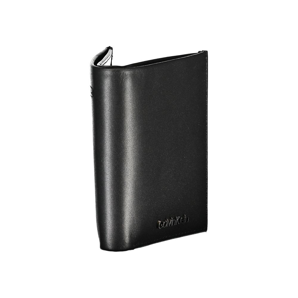 Calvin Klein Elegant Black Leather RFID Wallet