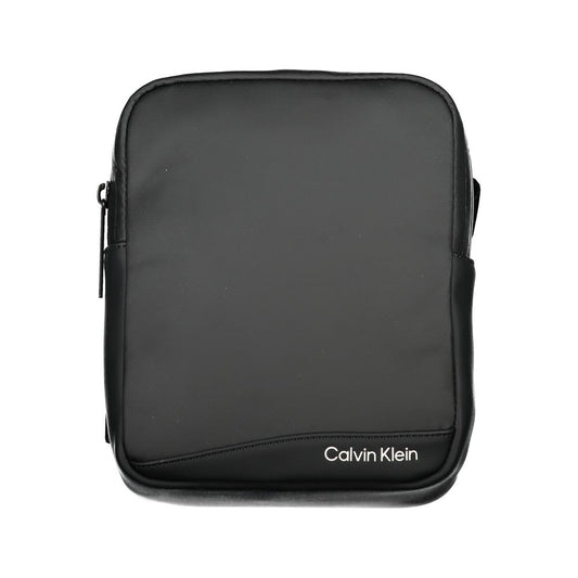 Calvin Klein Slim black shoulder bag made of recycled polyester