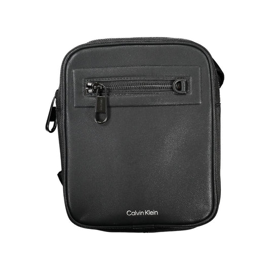 Calvin Klein Simple black shoulder bag with contrasting details