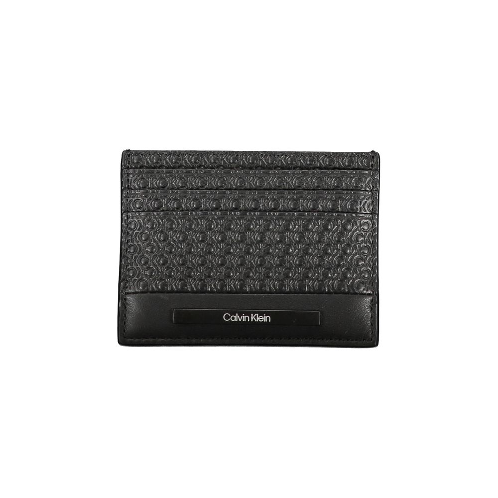 Calvin Klein Elegant Card Case in Black with Contrast