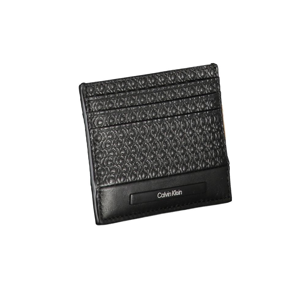 Calvin Klein Elegant Card Case in Black with Contrast