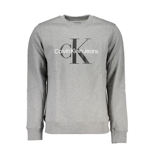 Calvin Klein Classic Grey Crew Neck Logo Sweatshirt