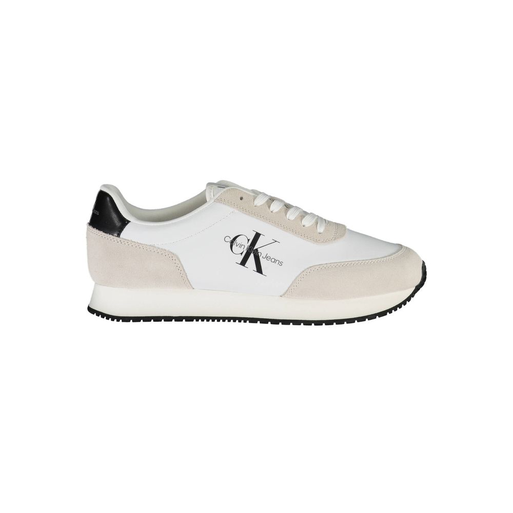 Calvin Klein sophisticated white sneakers with contrasting details