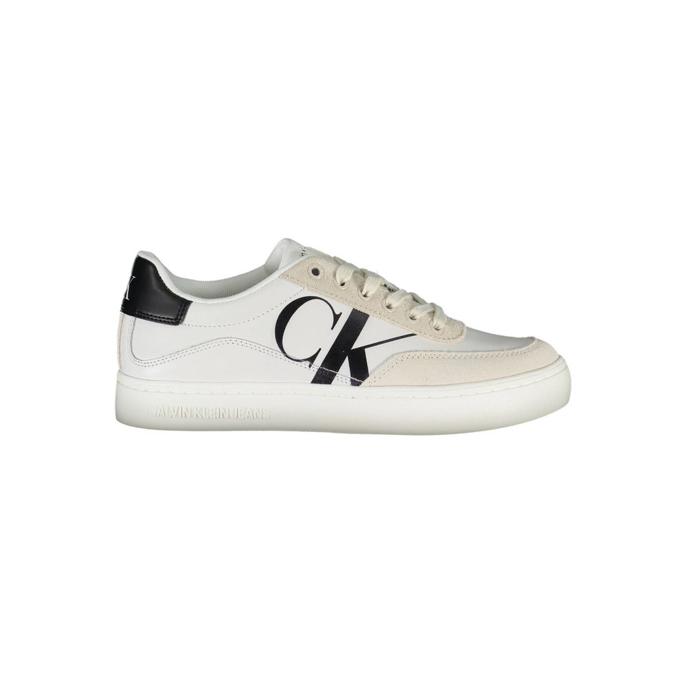 Calvin Klein Eco-Chic Sneaker in white with contrasting details