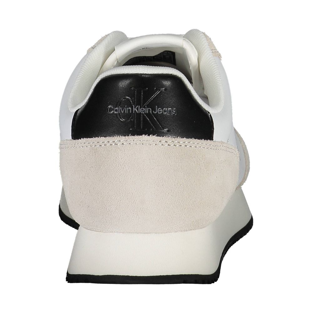 Calvin Klein sophisticated white sneakers with contrasting details