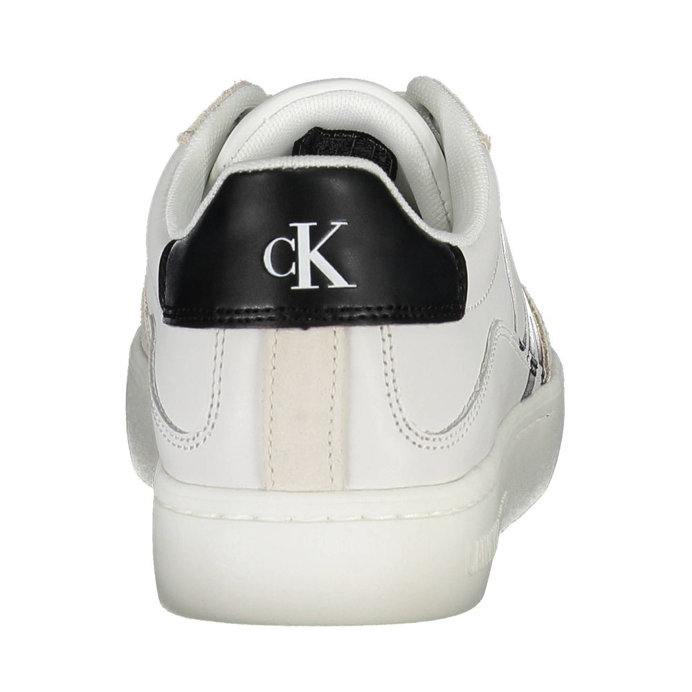 Calvin Klein Eco-Chic Sneaker in white with contrasting details